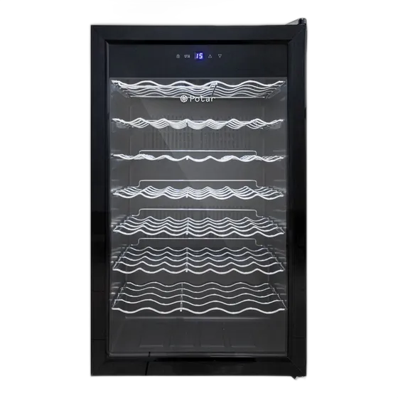 Klimatisierter Weinkühlschrank für 51 Flaschen 128 Liter Polar