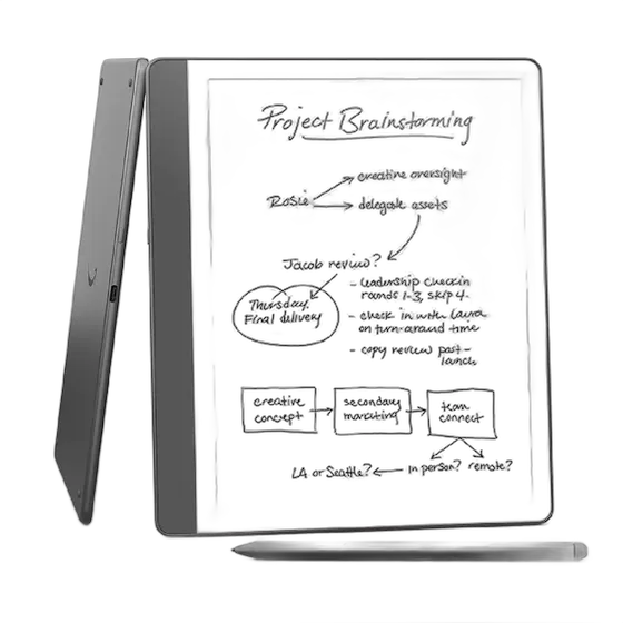Amazon Kindle Scribe 2024 Wi-Fi avec Stylet Premium 64GB, Couleur Tungstène