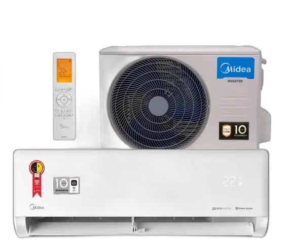 Springer Midea AI Ecomaster Inverter Klimaanlage 9000 BTUs Kühlung Weiß