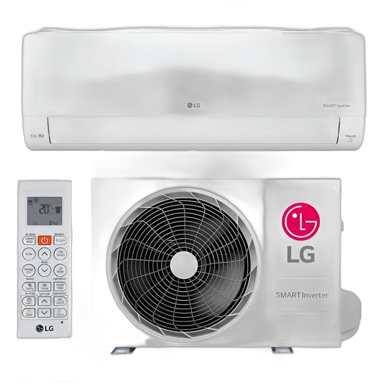 LG AI Smart Inverter Voice Klimaanlage 9000 BTUs Kühlung Weiß