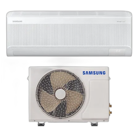 Samsung Inverter Windfree AI Split-Klimaanlage 12.000 BTUs Kühlung Windlos AR12DYFAAWKNAZ Weiß 220V