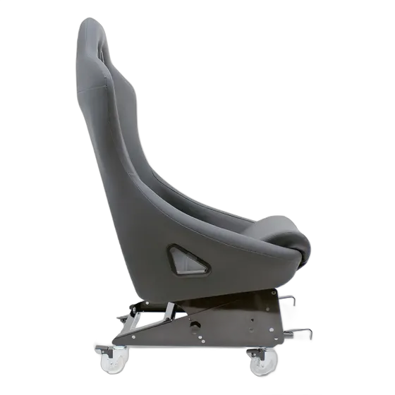 Águia Bucket Seat With 75mm Casters For Simulator Cockpit
