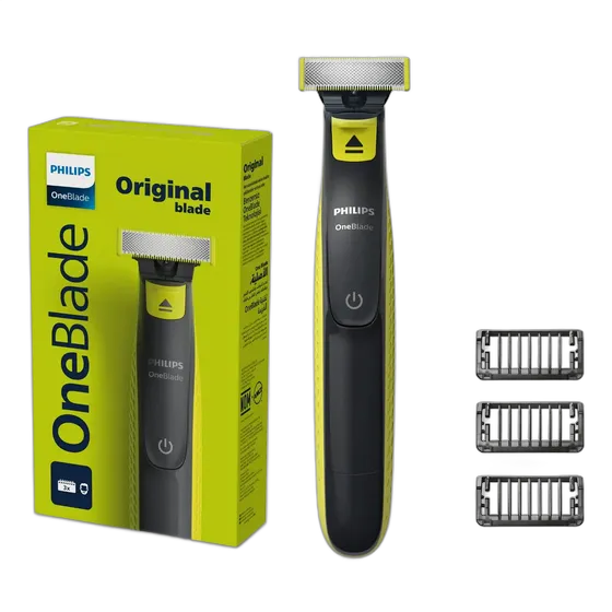 Barbeador e Aparador Elétrico Philips OneBlade Para Todos os Tipos de Pele e Barba e À Prova D'Água - QP2724/10