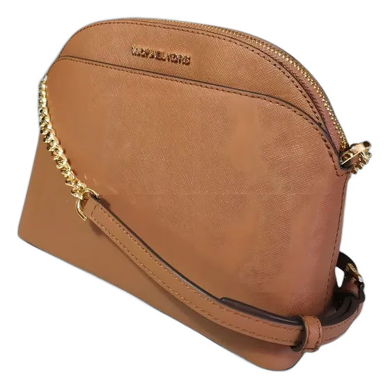 Borsa Michael Kors Jet Set Travel Crossbody Dome Camel Pelle