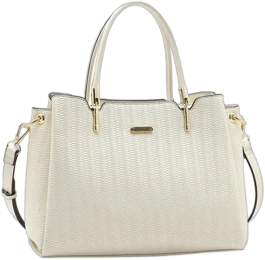 Bolsa Transversal E Mão Estruturada Moderna De Luxo Elegante Bege Off White Chique
