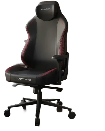 Chaise DXRacer Craft Stripes 2 Noir-Rouge CRA-PR032-N-H Couleur Noir