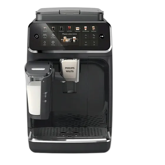 Cafetera Máquina Philips Espresso 12 Bebidas Serie4400 Color Negro