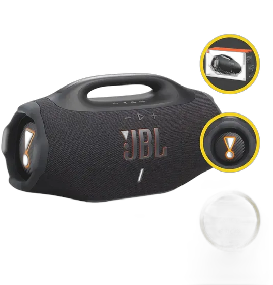 Cassa Bluetooth Boombox 4 JBL, con AI Sound Boost, fino a 34h di batteria, IP68 e Audio Lossless - Nero
