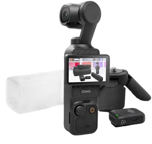 كاميرا DJI Osmo Pocket 3 Creator Combo بدقة 4K - Dji209 شحن داخلي