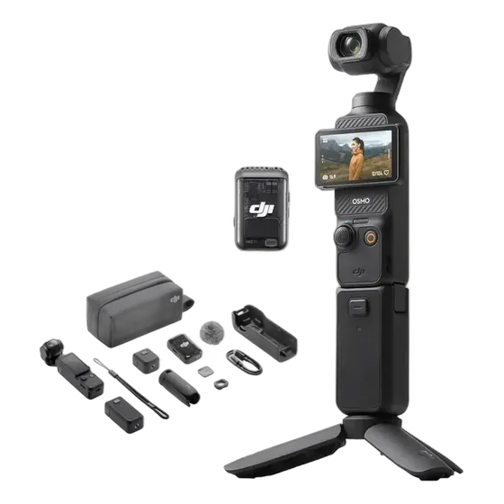 كاميرا DJI Osmo Pocket 3 Creator Combo بدقة 4K - Dji209 فاتورة أصلية