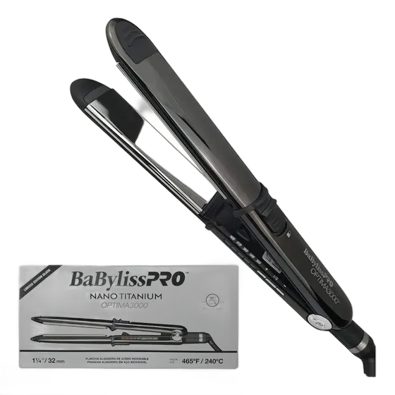 Babylisspro Nano Titanium Optima 3000 Haarglätter Schwarz