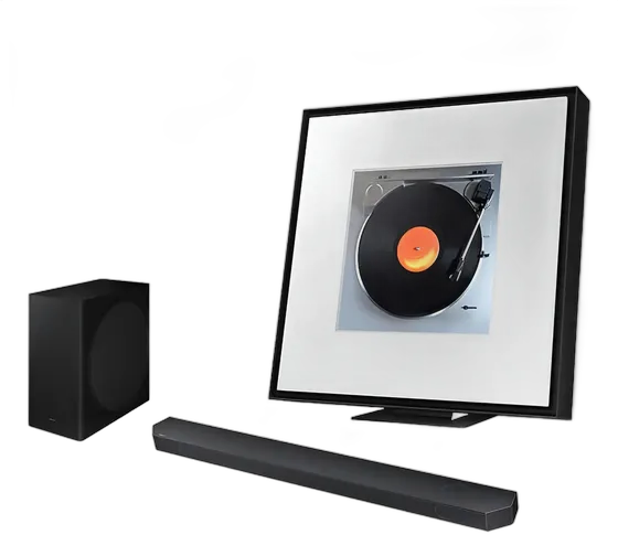 Soundbar HW-Q990F + Music Frame Combo Schwarz