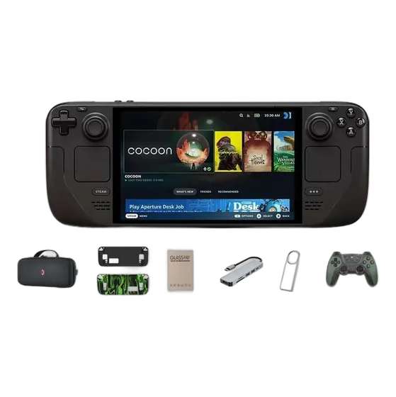 Tragbare Gaming-Konsole 2TB OLED 7,4" 90Hz WiFi 6E Kit