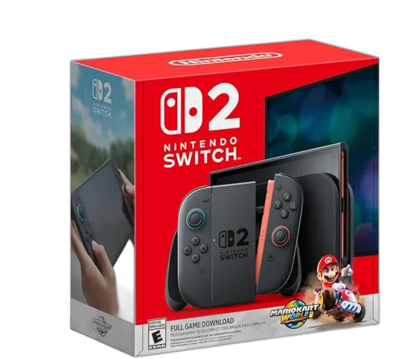 Consola Nintendo Switch 2 + Mario Kart World Bundle Negro