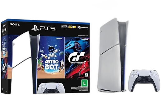 Consola PlayStation®5 Slim Digital - Paquete Astro Bot Y Gran Turismo 7 - Blanco