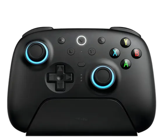 8bitdo Ultimate 2 وحدة تحكم لاسلكية مع قاعدة إرساء للألعاب