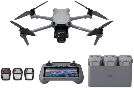DJI Air 3S Fly More Combo 드론 (화면 포함) BR - DJI056 그레이