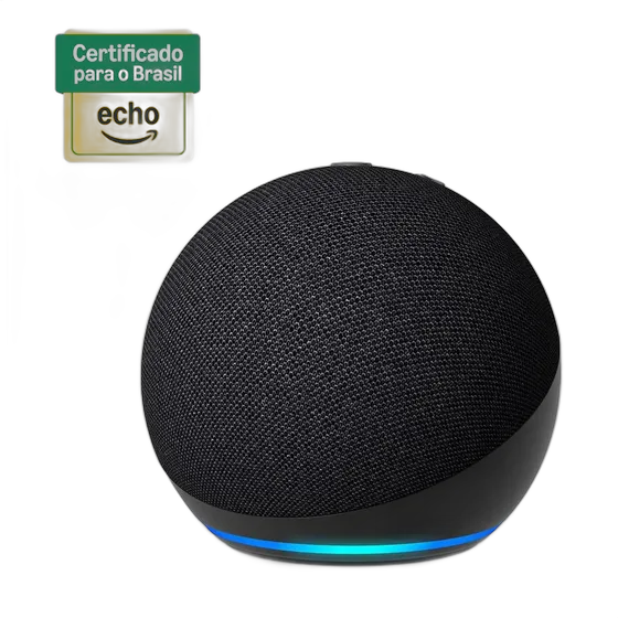 Echo Dot 5ยช Geraรงรฃo Alto-falante De 1,73 Preto Amazon Bivolt