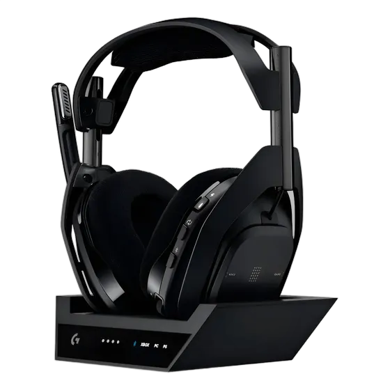 Cuffia Wireless Logitech G Astro A50 X Lightspeed + Base Nera