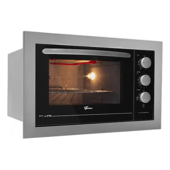 Oven Listrik Fischer Fit Line Tanam 48L Stainless Silver