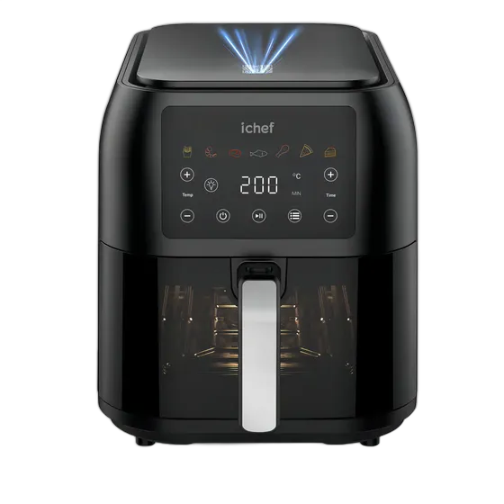 Friggitrice Elettrica ad Aria Max Space 8l Nero