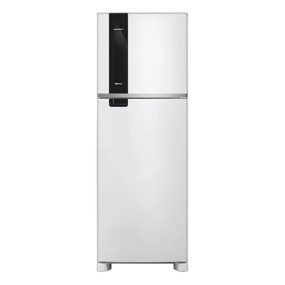 ثلاجة Brastemp بدون صقيع 385 لتر دوبلكس بيضاء - BRM46MB