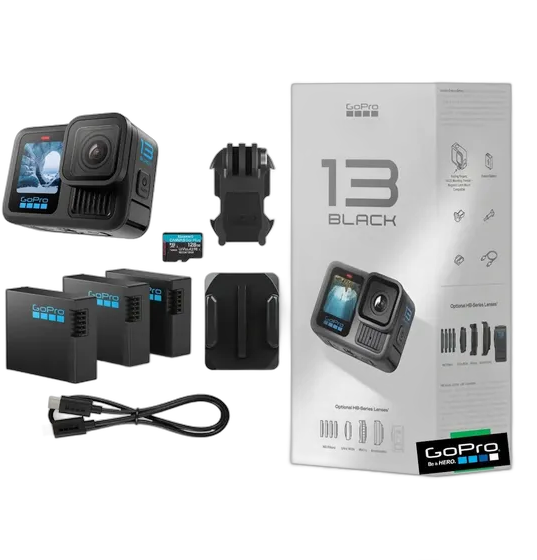 GoPro Hero 13 Black Chdhx-131-rw أسود مع فاتورة