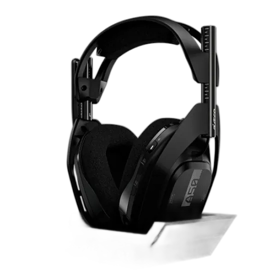 Headset Gaming Nirkabel Astro A50 + Base Station Xbox One/PC Hitam/Abu-abu