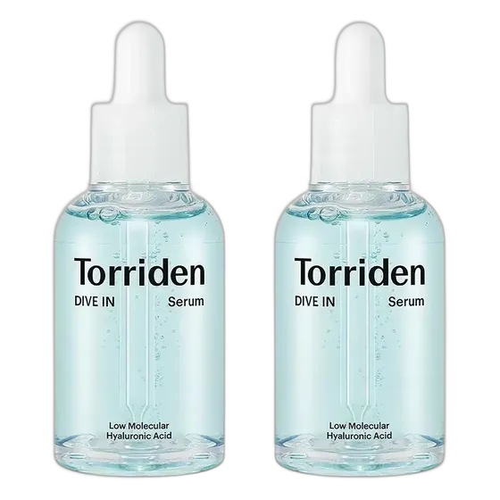 I Feuchtigkeitsserum 2 Flaschen 50 ml Torriden Dive In,. -/