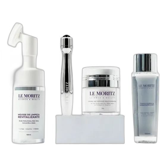 Kit de Cuidado de la Piel Le Moritz Skincare para Piel Madura - 4 piezas