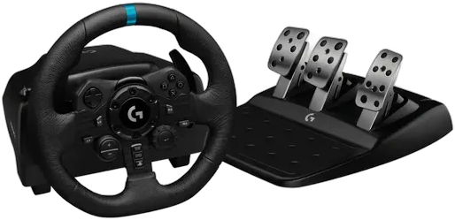 Kit Volante e Pedali G923 per PS5 PS4 e PC Logitech G Nero