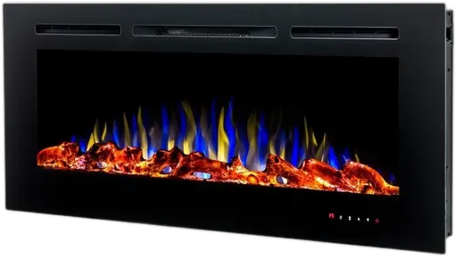 Electric Fireplace Room Heater 50" 3D 220V Black