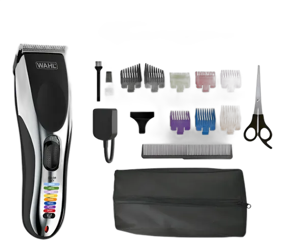 Máquina Cortar Cabelo Bivolt Wahl Family Cut Pro+ Acessórios Cinza/preto