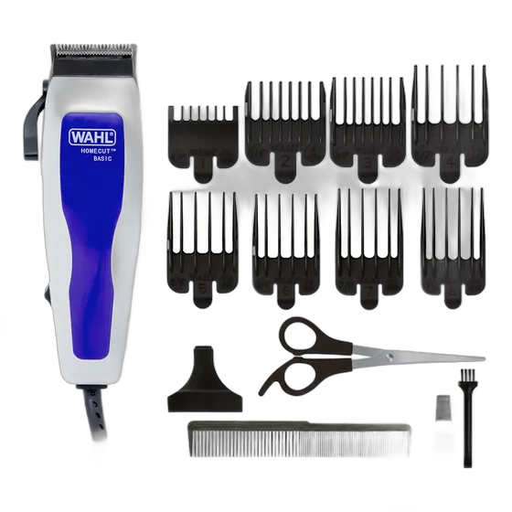 Máquina De Cortar Cabelo Home Cut Basic Wahl Cor Azul