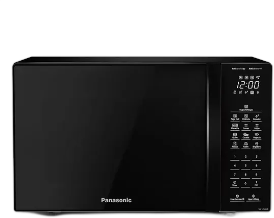 Microwave Panasonic Makanan Ganda 34L Kaca Hitam - NN-ST66NBRU