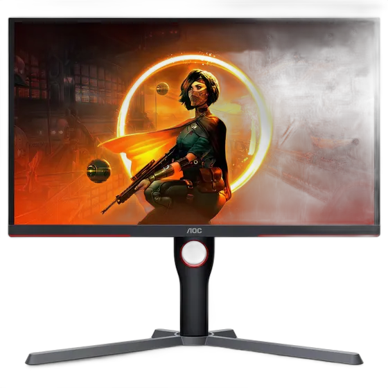 Gaming-Monitor Destiny 25G3ZM 25 240Hz Grau AOC 100/240V Schwarz/Rot