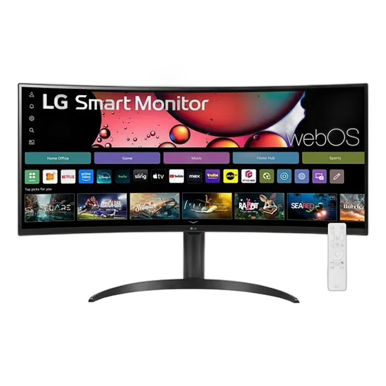 Monitor LG Ultrawide Melengkung 34 WQHD 100Hz HDR10 webOS