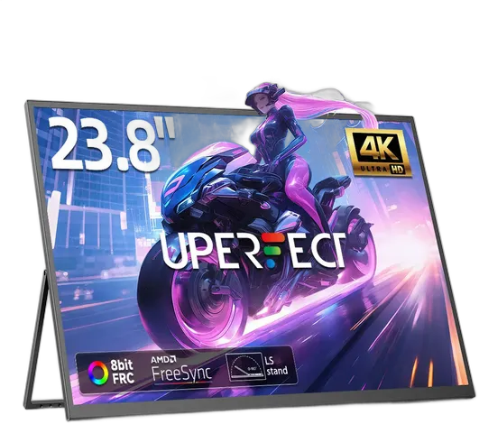 Tragbarer Monitor Uperfect 23 4k Hdr Gaming-PC Bildschirm Hdmi Usb-c