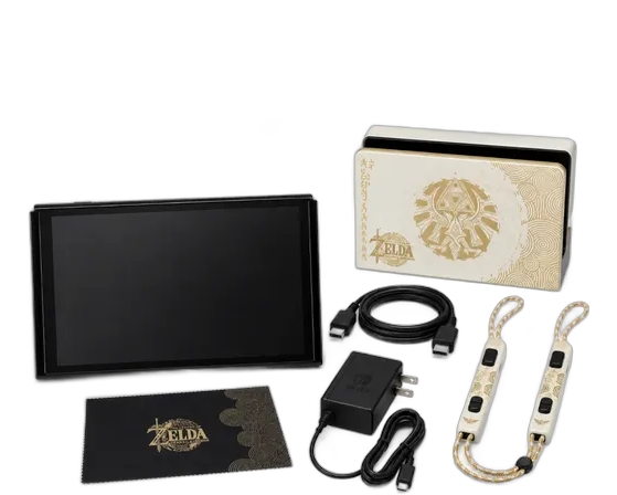 Nintendo Switch OLED Heg-001 64GB The Legend Of Zelda: Tears Of The Kingdom Farbe Gold 2023