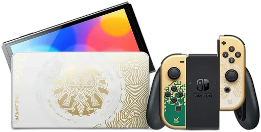 Nintendo Switch OLED HEG-001 64GB The Legend of Zelda: Tears of the Kingdom couleur or 2023