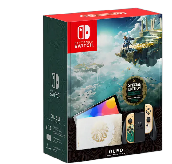Nintendo Switch OLED Legend Of Zelda: Tears Of The Kingdom, Farbe Weiß