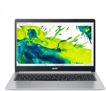 Notebook Acer Aspire 5 A515-45-R043 - AMD Ryzen 5 5500U 16 GB DDR4 512 GB SSD Pantalla 15.6 FHD IPS Windows 11 Home Wi-Fi 6 Plateado