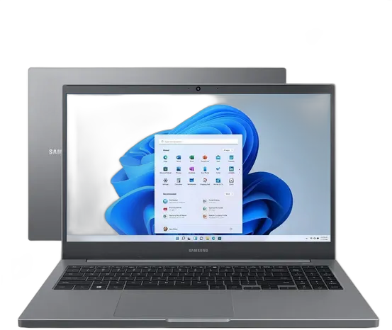 Samsung Book 노트북 Celeron 6305 4GB RAM 500GB 15.6' 컬러 실버 - 양호 (리퍼비시)