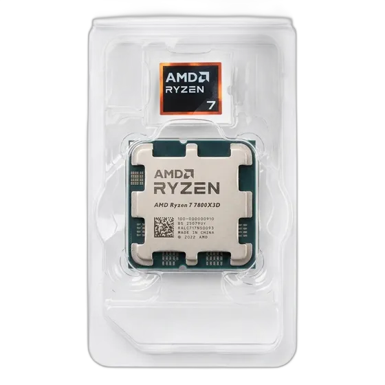 معالج جديد AMD Ryzen 7 7800X3D بتردد 4.2 GHz و8 أنوية AM5 (ban