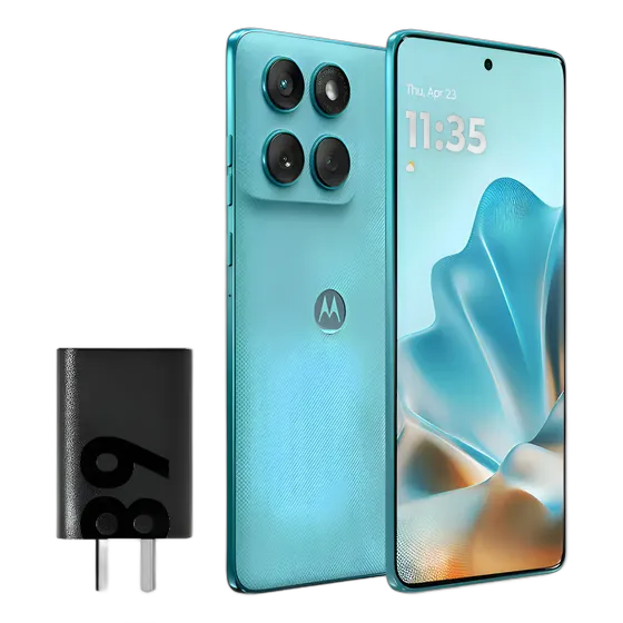 Motorola Edge 60 Fusion 5G dengan 256 GB/8 GB RAM memperluas 20 GB warna hijau. Dengan kamera Moto AI, 50MP, 13MP, 32MP, sertifikasi militer, IP68/IP69 tahan air.