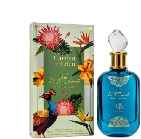 Perfume รrabe Sabah Al Ward Garden Of Eden Feminino Eau De Parfum Luxuoso Alta Fixaรงรฃo Importado 100ml