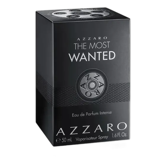 Herrenparfum Holzig Ambriert mit Kardamom und Karamell, Lang Anhaltend, Azzaro The Most Wanted, Eau de Parfum Intense, 50ml