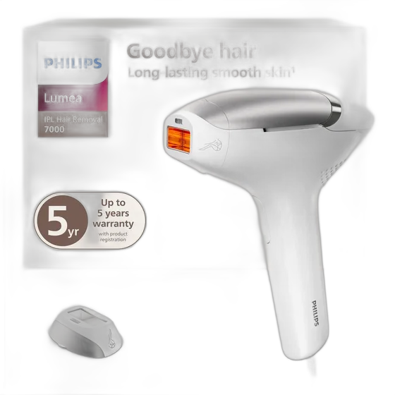 Philips Lumea 7000 IPL-Gerät Haarentfernung Weiß