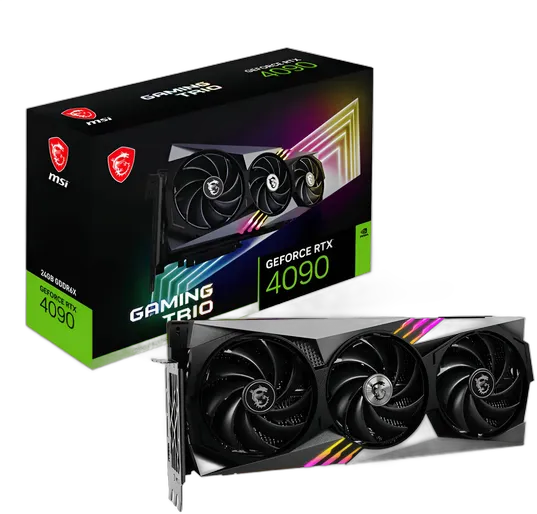 Kartu Grafis MSI GeForce RTX 4090 Gaming Trio 24GB GDDR6X