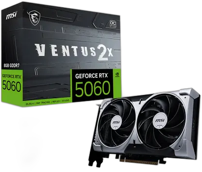 MSI NVIDIA GeForce RTX 5060 Grafikkarte 8GB OC GDDR7
